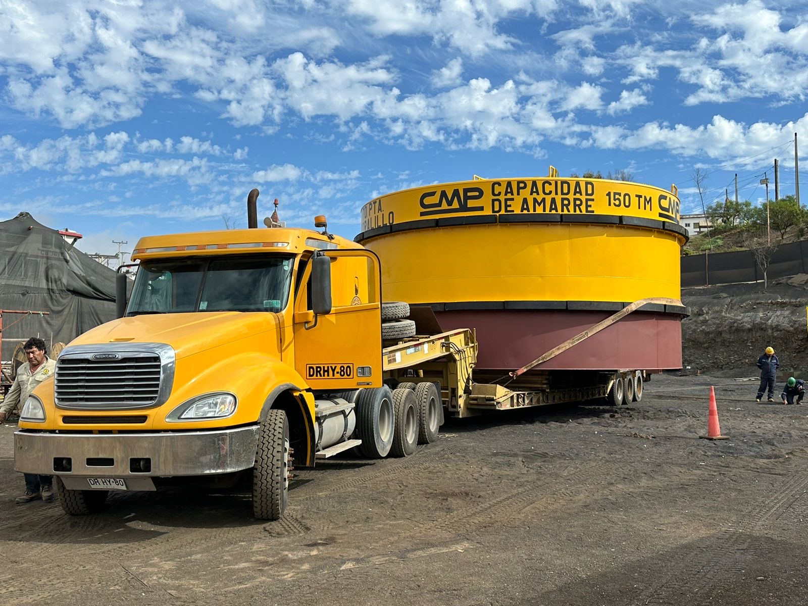 Transporte de estanque